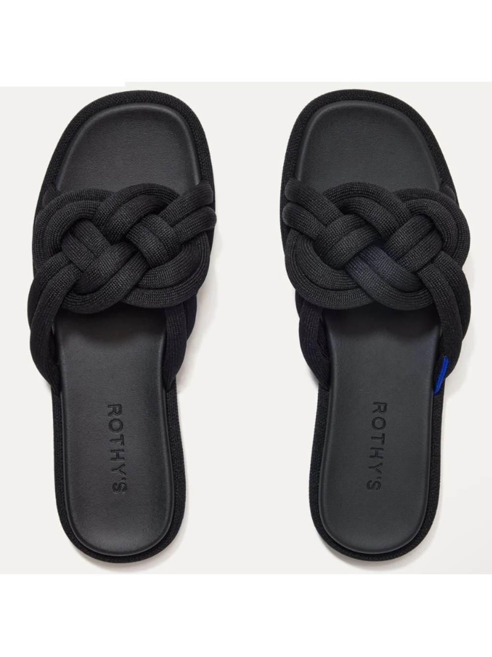 Rothy's the summer Slide sandals black